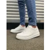 JY151 Boost Bağcıklı Cilt Erkek Günlük Sneaker Ayakkabı CBT - Beyaz