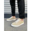 JY165 Elite Bağcıklı Süet Erkek Günlük Sneaker Ayakkabı SBT - Krem