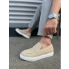 JY180 Estilo X Bağcıksız Süet Erkek Günlük Spor Klasik Ayakkabı SBT - Krem