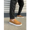 JY180 Estilo X Bağcıksız Süet Erkek Günlük Spor Klasik Ayakkabı SBT - Taba