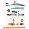 2026 MSÜ Çıkmış Sorular-Tıpkı Basım-Bire Bir ÖSYM-Tamamı Video Çözümlü