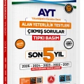 Son 5 yıl AYT Çıkmış Sorular-Tıpkı Basım-Bire Bir ÖSYM-Tamamı Video Çözümlü
