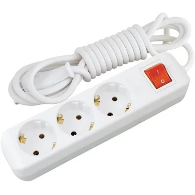 3lü Anahtarlı Grup Priz 3 Metre