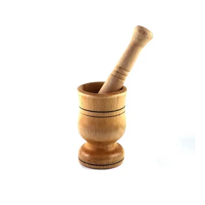 Çam Ağacı Ahşap Havan 10 cm 7 cm