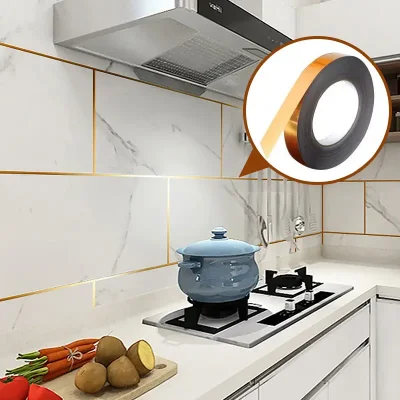 Fayans Arası Yapışkan Derz Bandı Gold 50m x 1cm