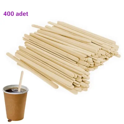 Tahta Karıştıcı 400 Adet Çay Kahve Karıştırıcı