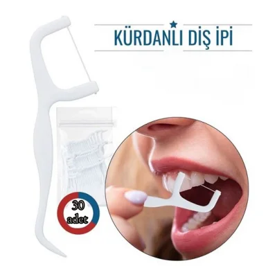 Kürdanlı Diş İpi 30 Adet