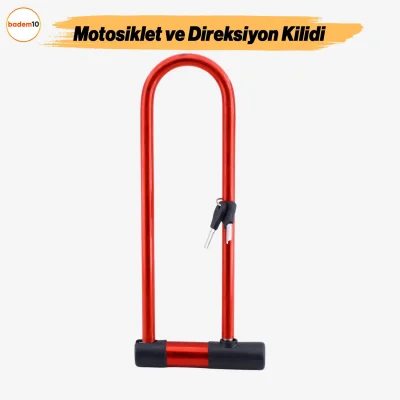 Kilit Direksiyon Motosiklet Bisiklet Kilidi