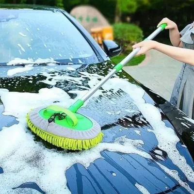 Mikrofiber Teleskopik Oto Araba Araç Yıkama Mop