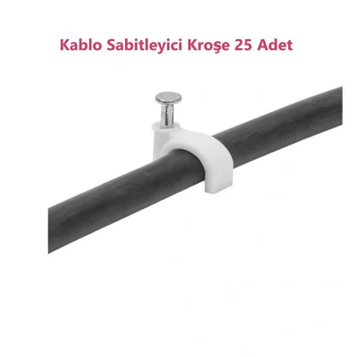 Kablo Sabitleyici Kroşe 25 Adet no 4