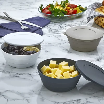 3 Lü Saklama Kabı Plastik