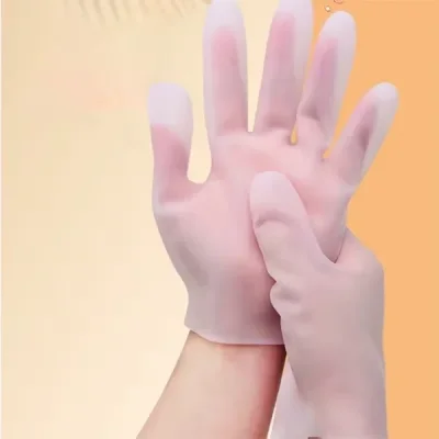 Silikon Bakım Eldiveni Nemlendirici ve Çatlama Önleyici 2 Adet Sağ ve Sol