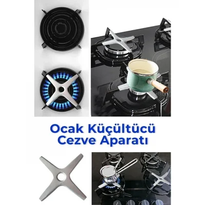 T Ocak Küçültücü Cezvelik Aparatı Metal Renk
