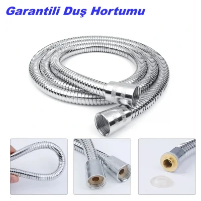 Patlamayan Duş Hortumu Çelik 2 Yıl Garantili