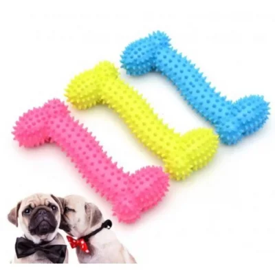 Kemik Tasarımlı Köpek Diş Kaşıma Oyuncağı
