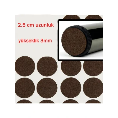Mobilya Altı Zemin Koruyucu 20 mm Yuvarlak Keçe