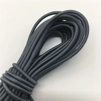 Paça Lastiği Bel Lastiği Yuvarlak Don Lastik Siyah