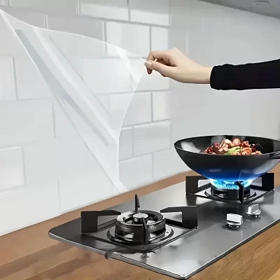 Şeffaf Yapışkanlı Yüzey Koruma Folyosu 45 cm 3 mt