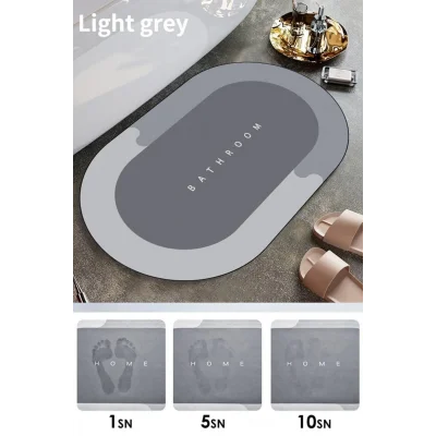 Su Emici Banyo Paspası Pembe renk