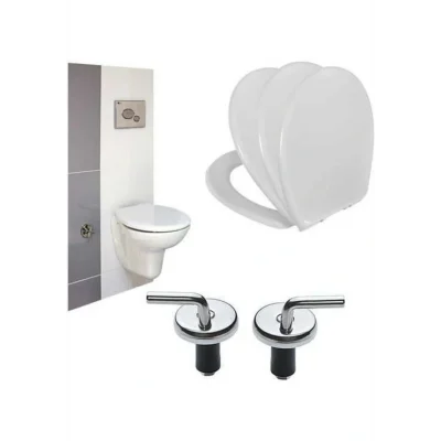 Tuvalet Klozet Kapağı Montaj Vidası Alttan Sıkıştırmalı