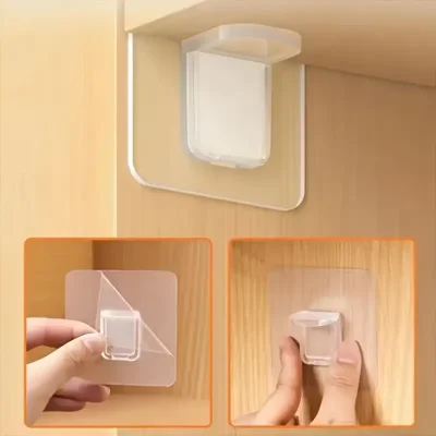 Yapışkanlı Raf Yapıcı 4 lü Klips