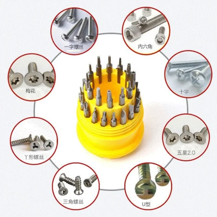 31 Parça Tamir Tornavida Seti