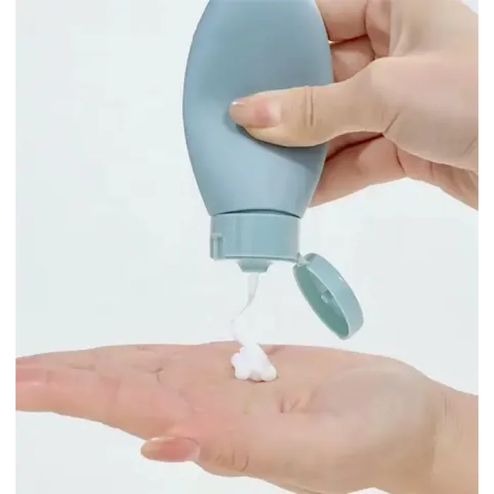 3lü Seyehat Tipi Doldurulabilir Şampuan Krem Kutusu