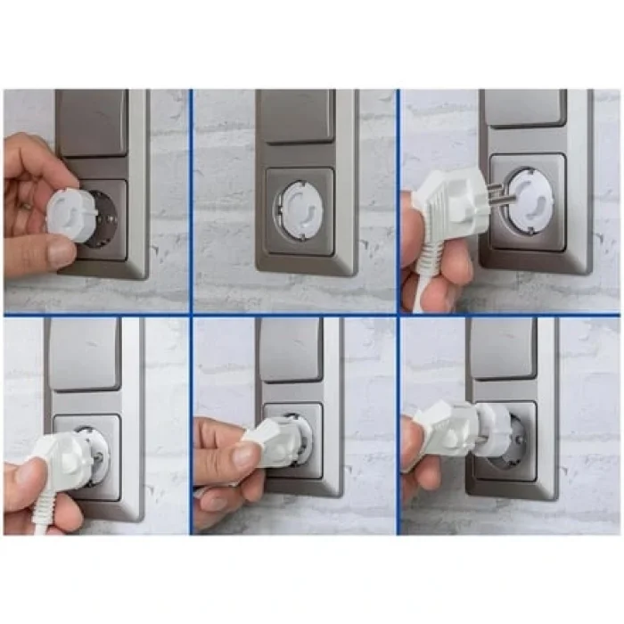 4 Adet Elektrikli Priz Kapağı Bebek Çocuk Güvenlik Ürünü Priz Kapatıcı