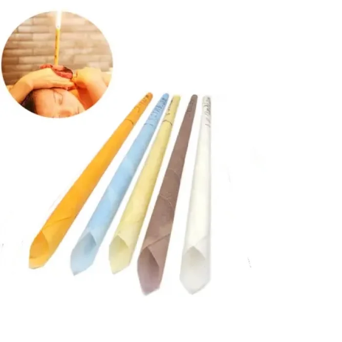 2 Adet Kulak Temizleme Mumu Renkli