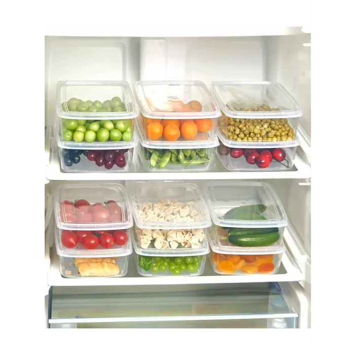 Buzluk Ve Buzdolabı Organizer Saklama Kabı 3 Adet