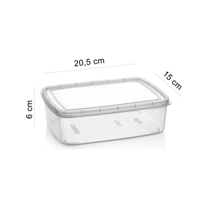 Buzluk Ve Buzdolabı Organizer Saklama Kabı 3 Adet