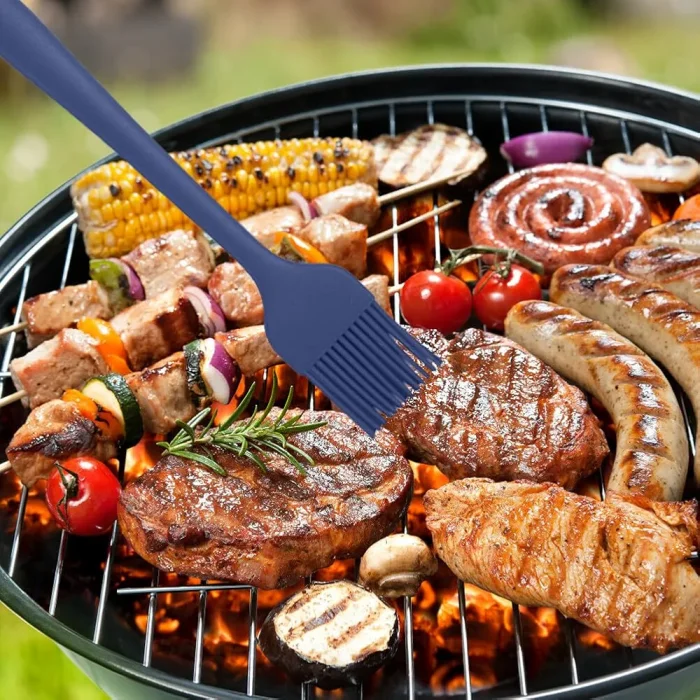 6 Adet Silikon Servis Spatula Seti Mor Renk