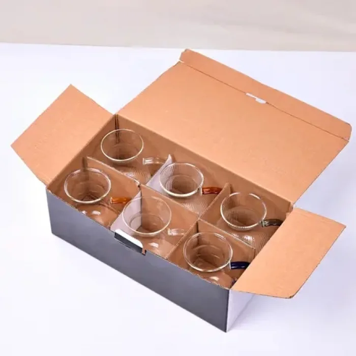 6 lı Keyfli Borosilikat Çay Bardağı