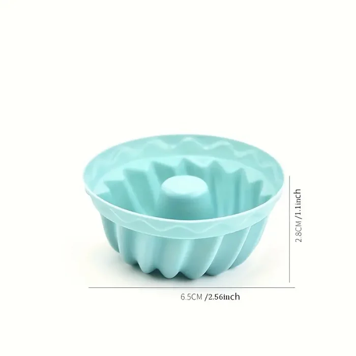 6li Renkli Mini Silikon Muffin Kalıbı ,Minik Kek Kabı ,Jole Kalıbı ,Cupcake Kalıbı