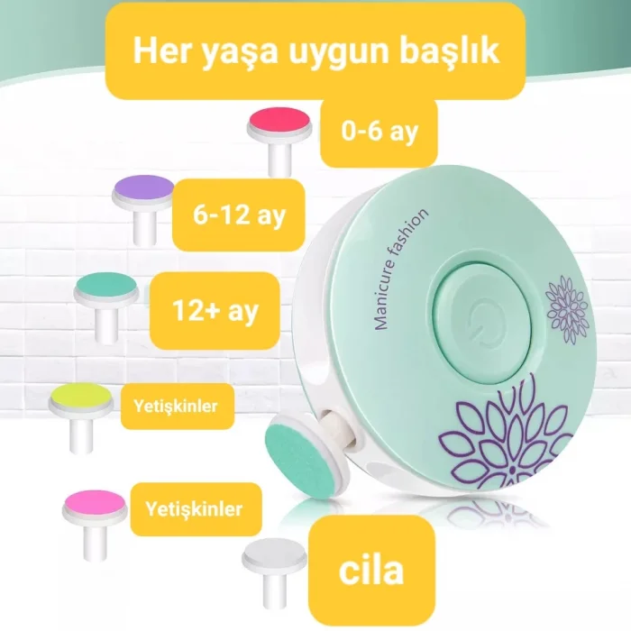 Bebek ve Bayanlar İçin Tırnak Törpüsü