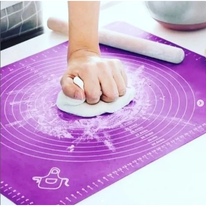 Silikon Hamur Açma Matı Büyük Boy 65*45