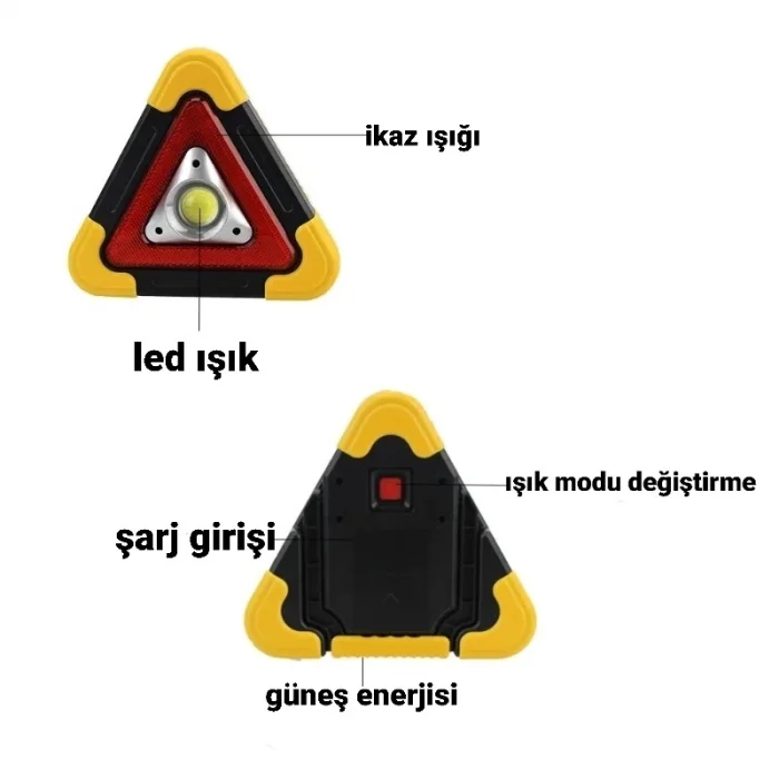 Reflektör Şarjlı Powerbank Özellikli