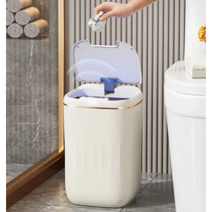 Akıllı Teknoloji Sensörlü Çöp Kovası 20 lt