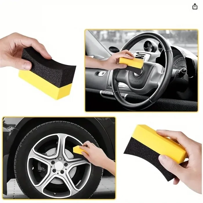 Araba Lastik Ve Trim Parlatma Süngeri