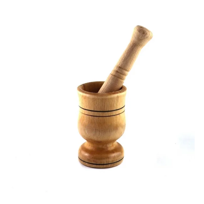 Çam Ağacı Ahşap Havan 10 cm 7 cm