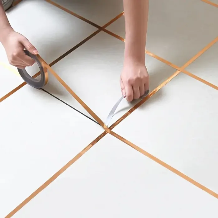 Fayans Arası Yapışkan Derz Bandı Gold 50m x 1cm