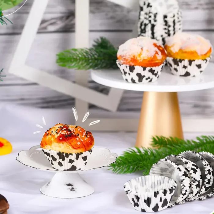 100 Lü Muffin Kağıdı Kek Kalıbı Desenli Kapsül