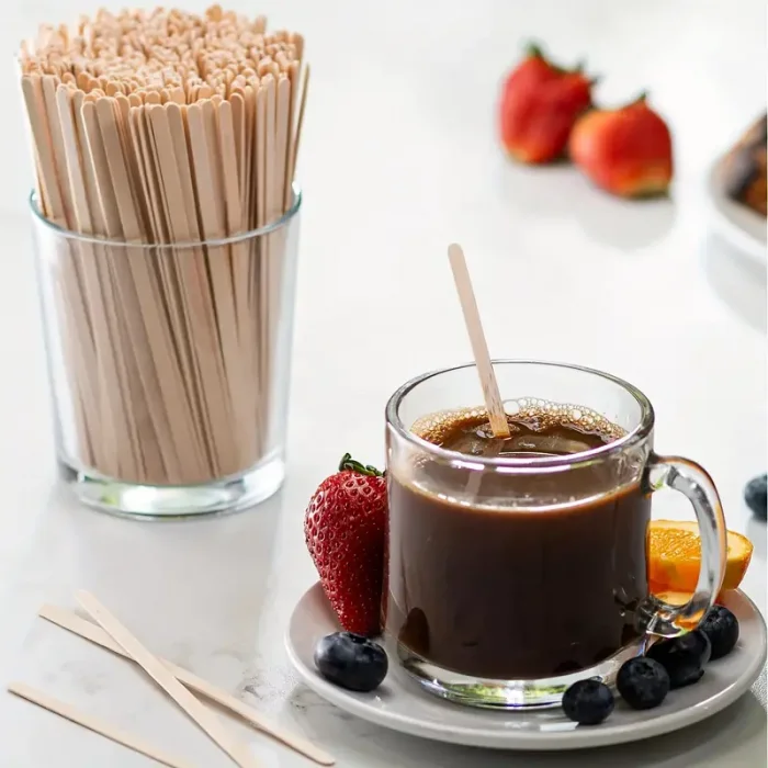 Tahta Karıştıcı 400 Adet Çay Kahve Karıştırıcı