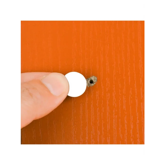 Yapışkanlı Vida Tapası Vida Kapatıcı Kapağı (50 Adet) Beyaz