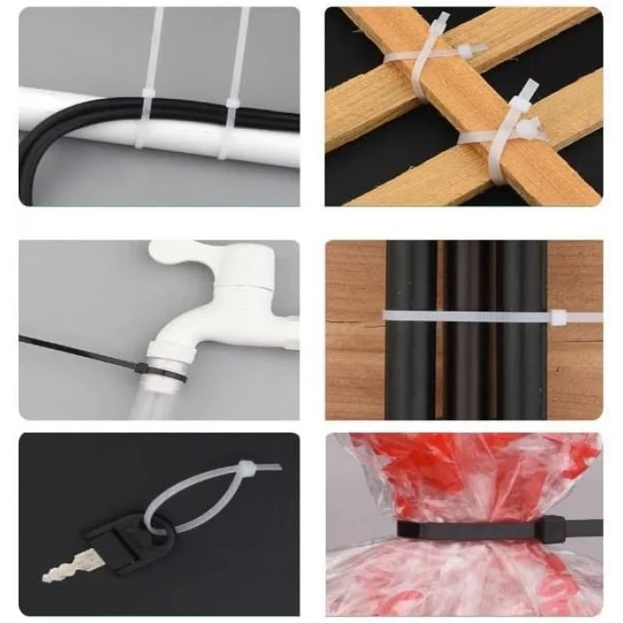 25 Li Kablo Kelepçe Seti Cırt Kablo Bağı