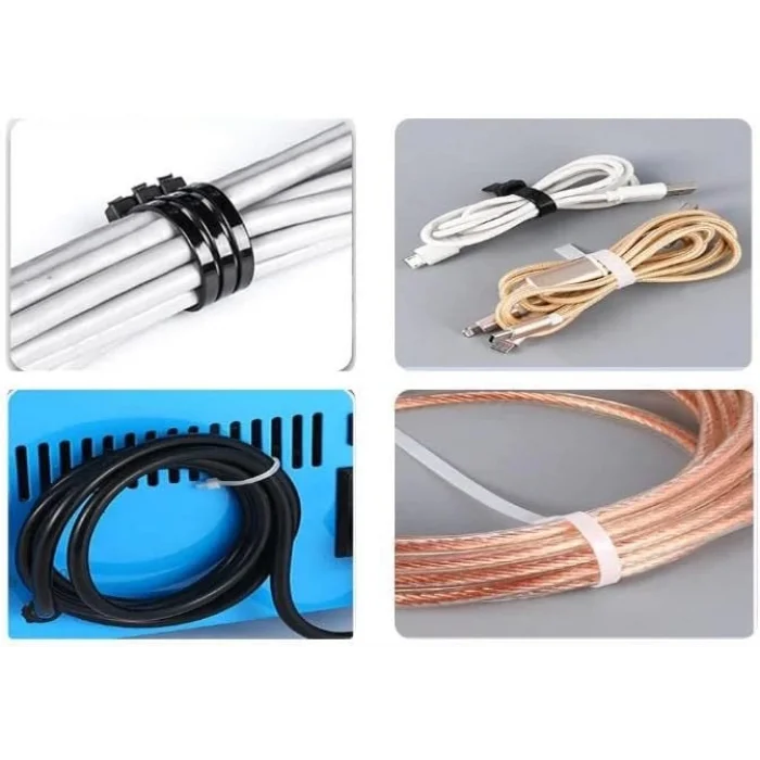 25 Li Kablo Kelepçe Seti Cırt Kablo Bağı