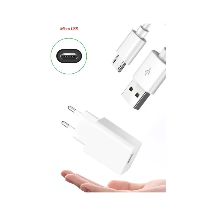 Micro Usb Uçlu Eski Tip Micro Usb Girişli Şarj Aleti Cihazı