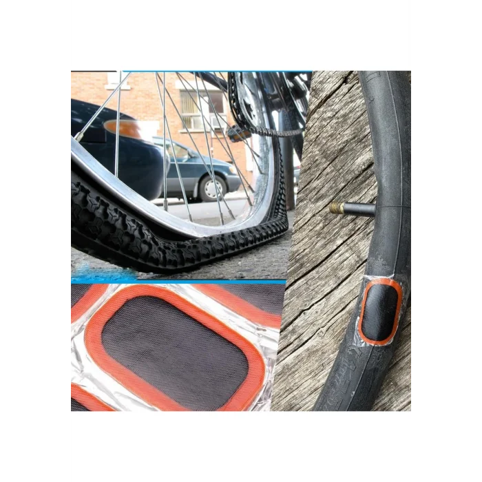 Kolay Pratik Araba Bisiklet Motosiklet Soğuk Yama Lastik Tamir Yaması Seti