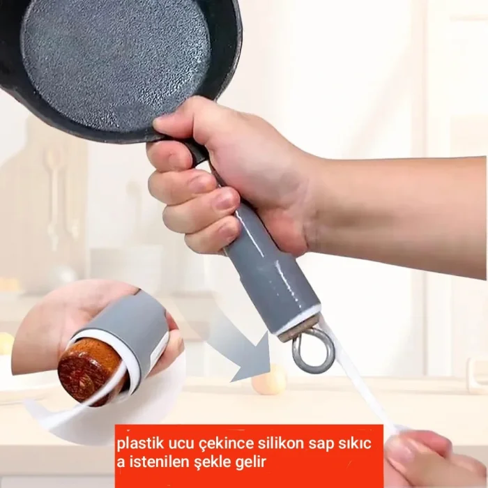 Isı Yalıtımlı Tutacak Tencere Tava Kapı Kolu