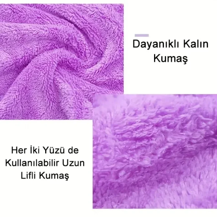 Havlu Saç Kurutma Bonesi Kafa Havlusu Duş Bonesi Islak Saç Kurulama Bonesi